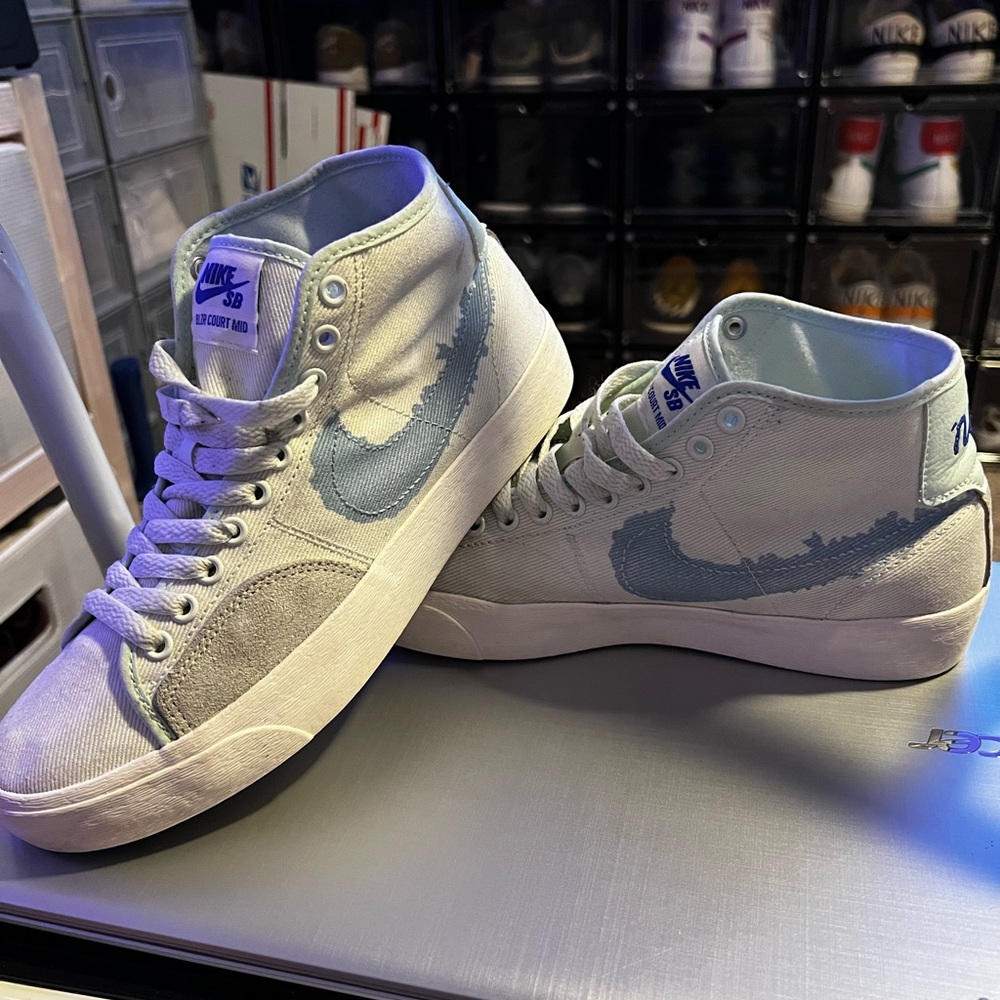 COPY - 🔥6.5Y/8.5W Nike Blazer Court Mid Premium SB ‘Barely Green’ 🔥